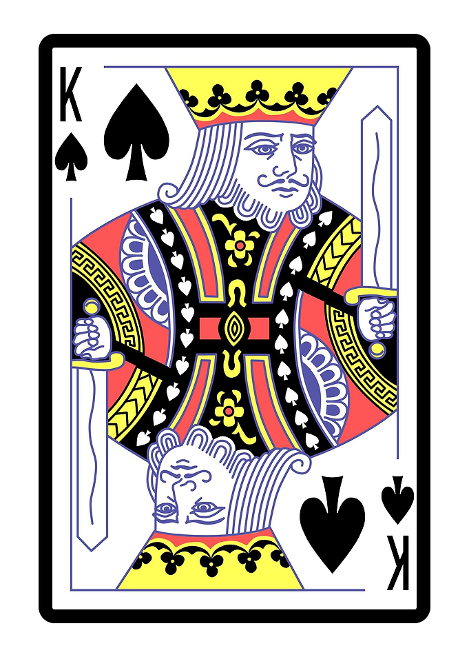 King of Spades Card