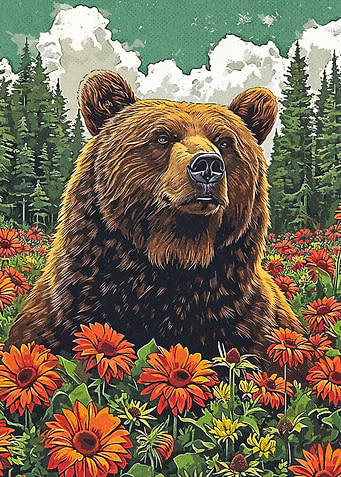 Bear and Garden