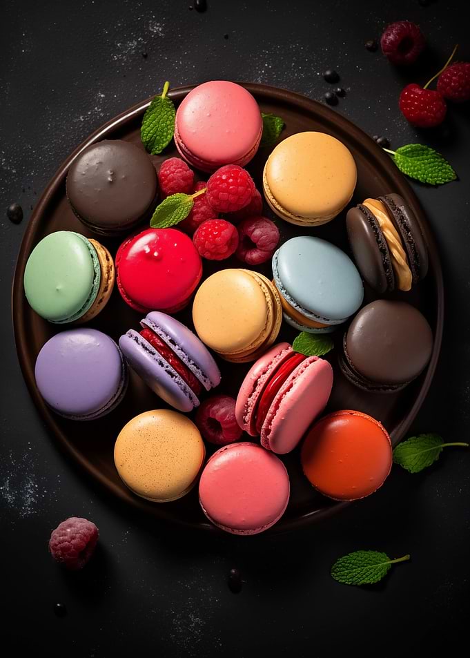 Macarons Yummy Food