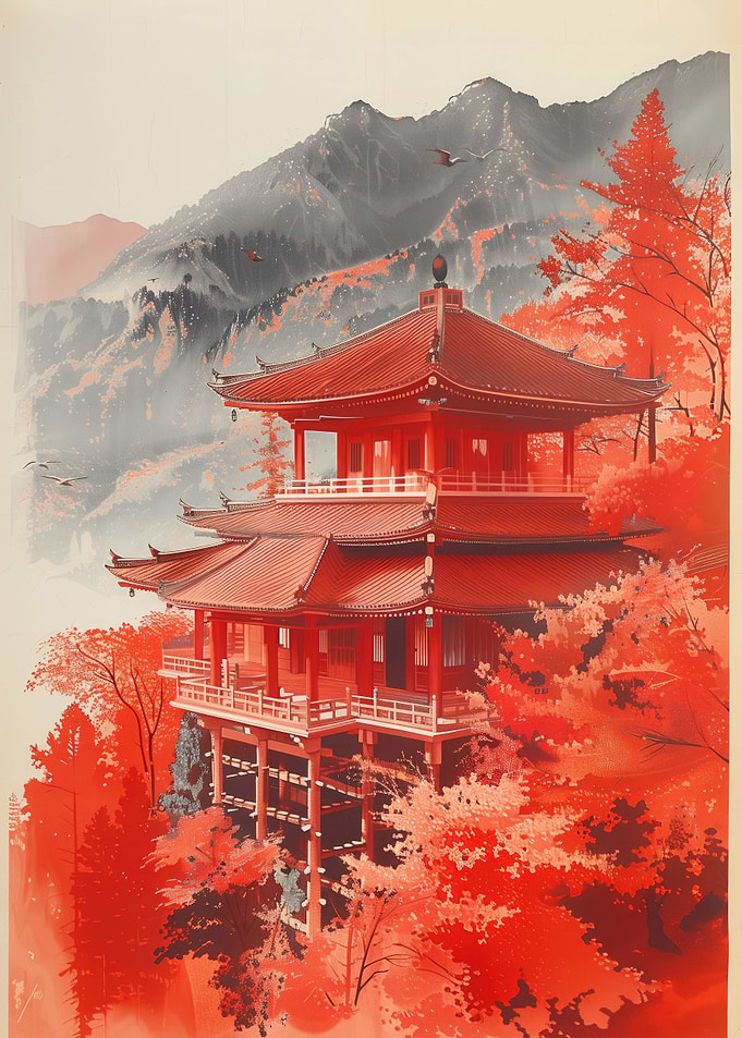 Japan theme poster