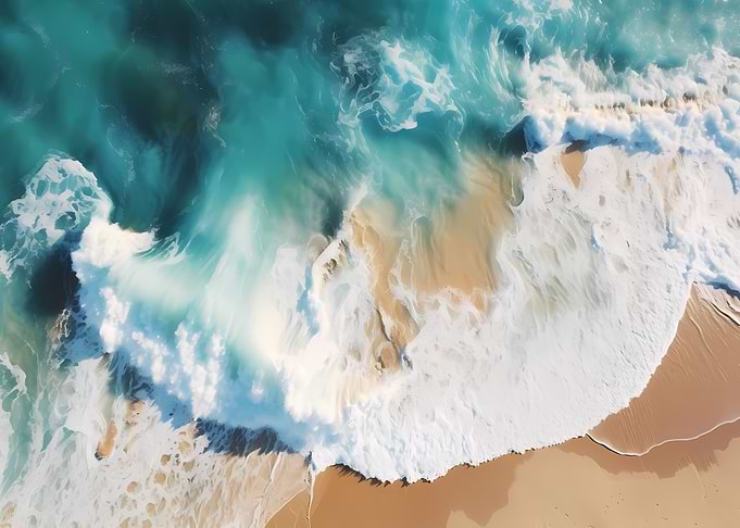 Waves of beach