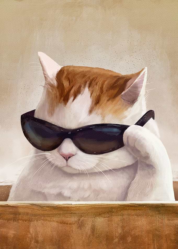 Cat with Glasses meme