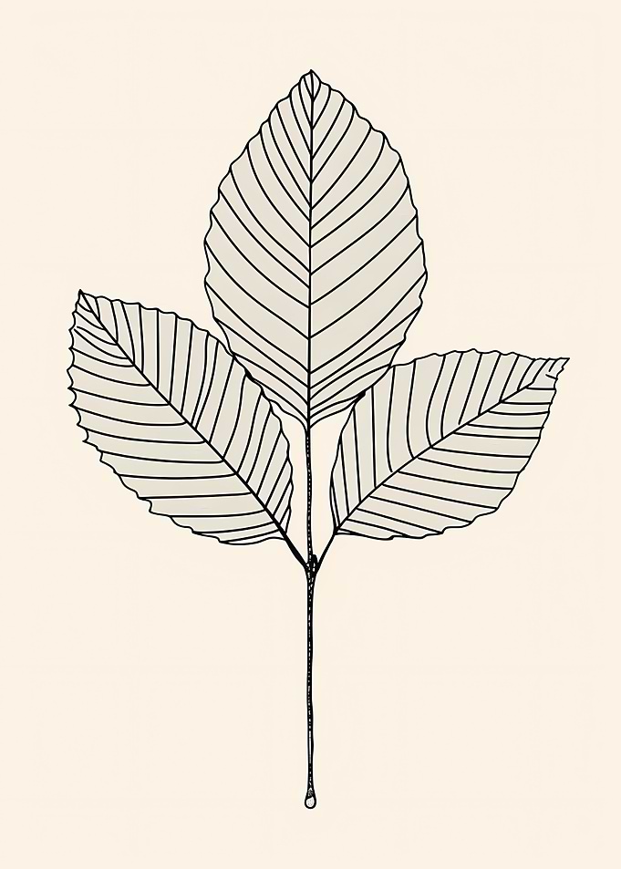 Line Art Flower