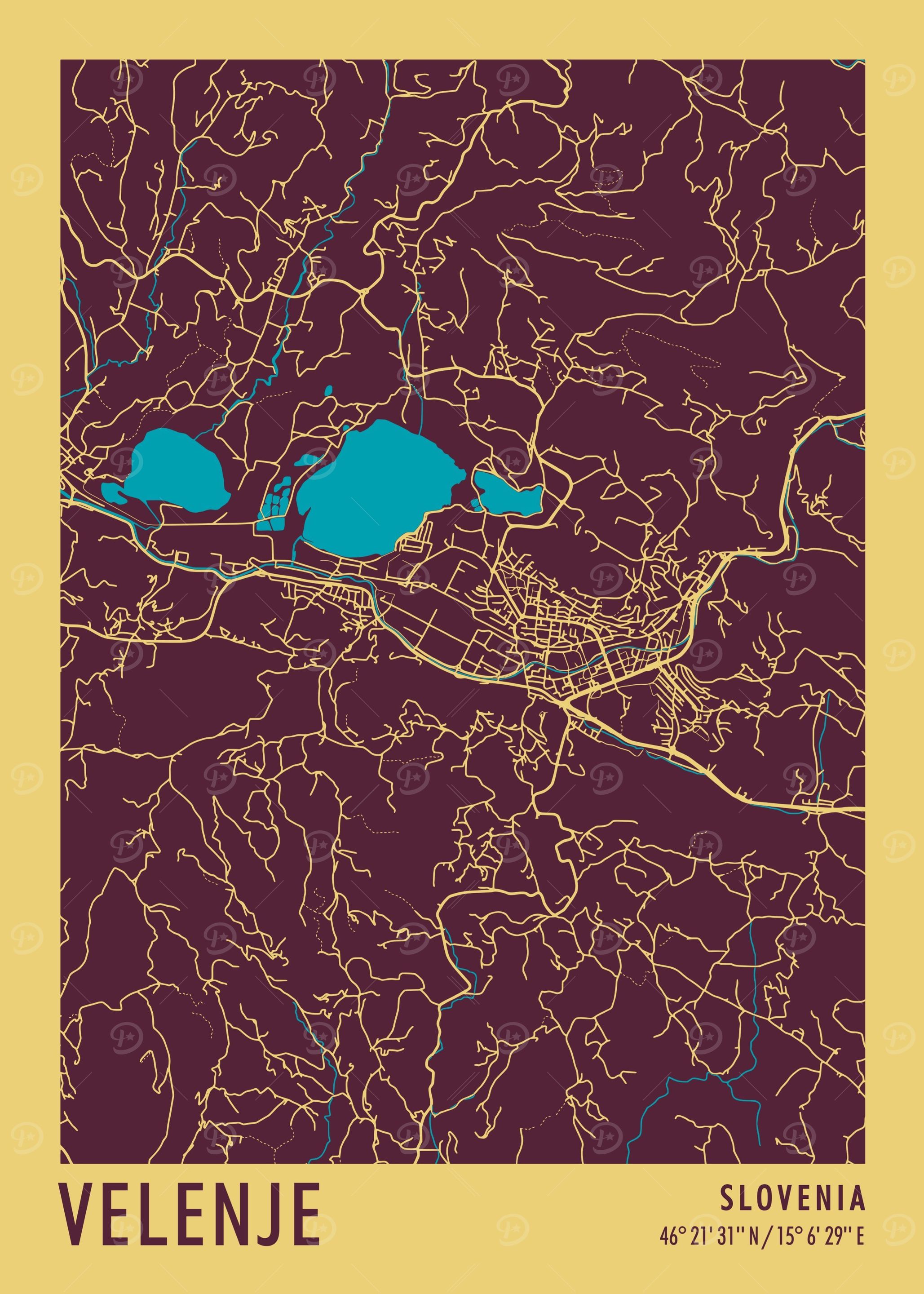 Velenje Slovenia Map