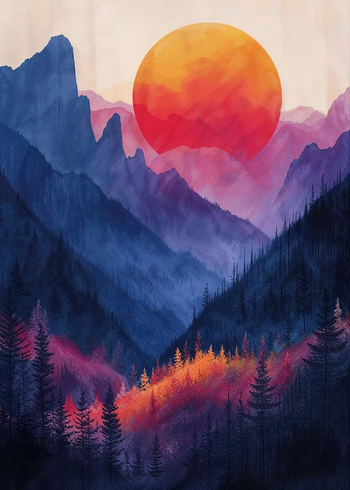 Sunlit Peaks