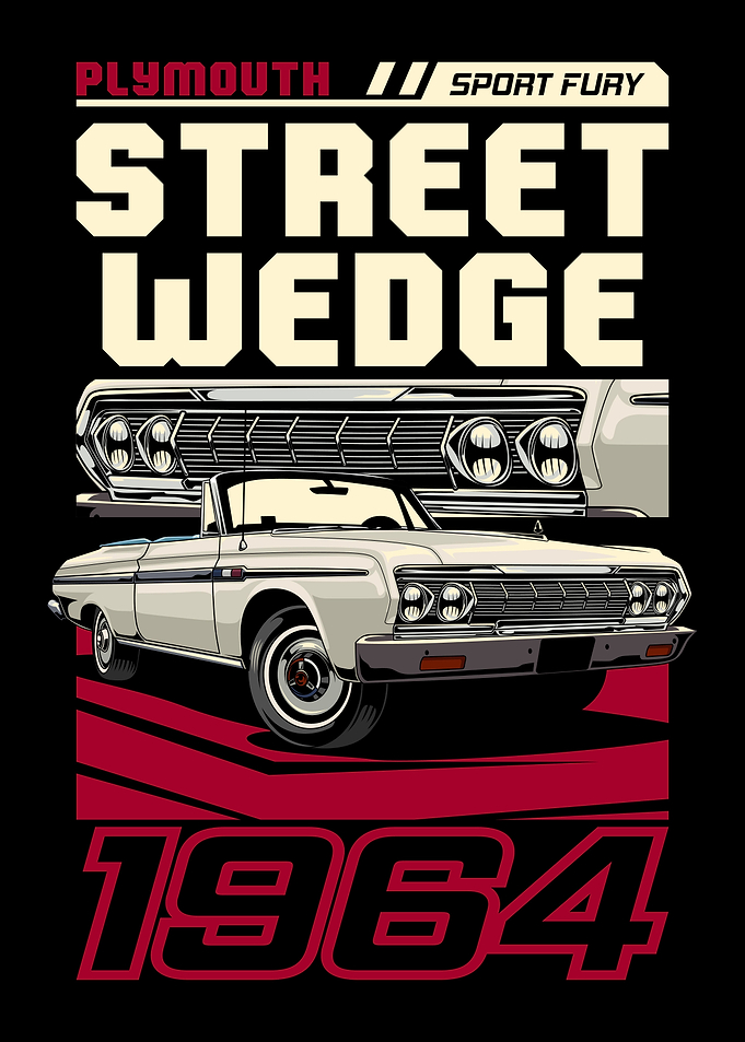 Retro Sport Fury Car