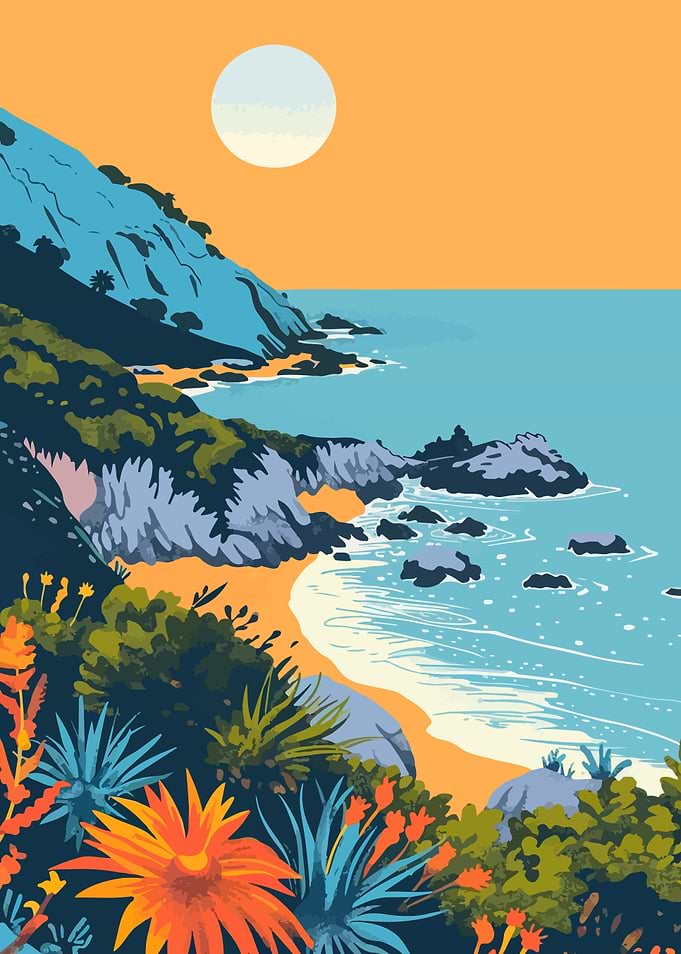Pacific Ocean Nature Art