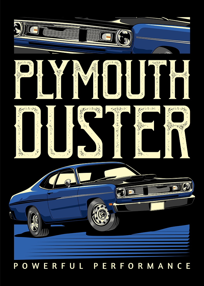 Retro Duster Muscle Car