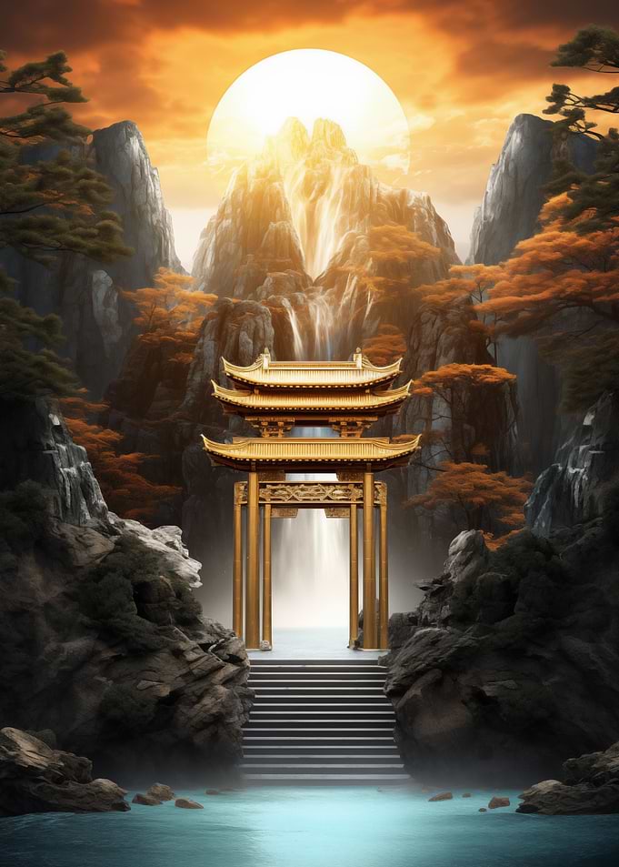 Mystical Kintsugi Gate