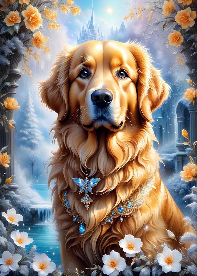 Fantasy Golden Retriever