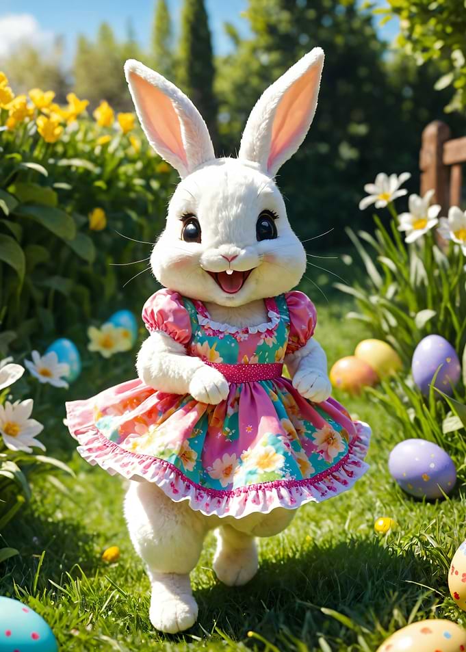 Happy Easter bunny
