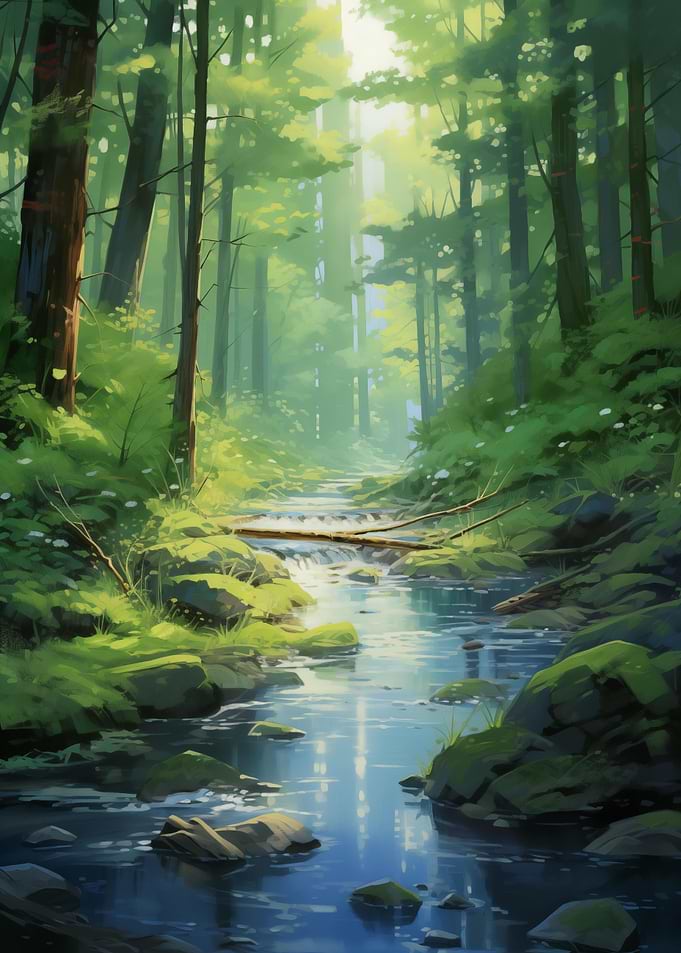 Shallow stream