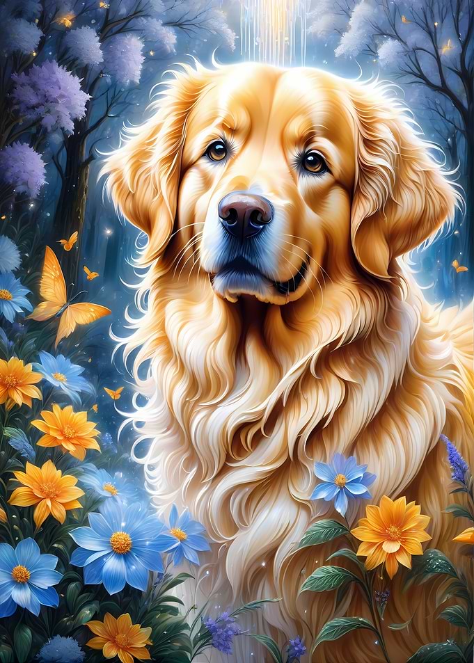 Fantasy Golden Retriever