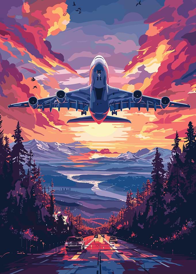 A380 Beautiful Tech Plane
