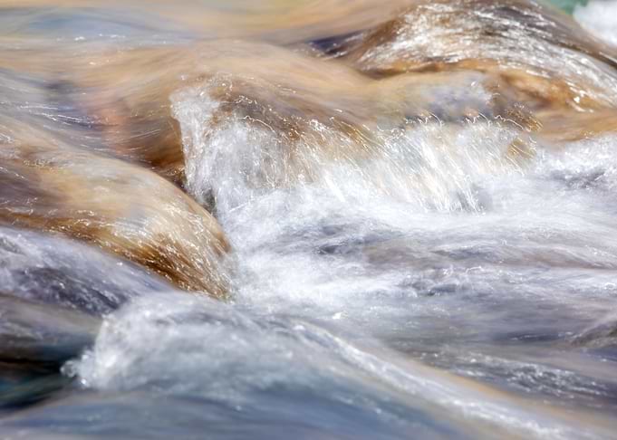 Turbulent water