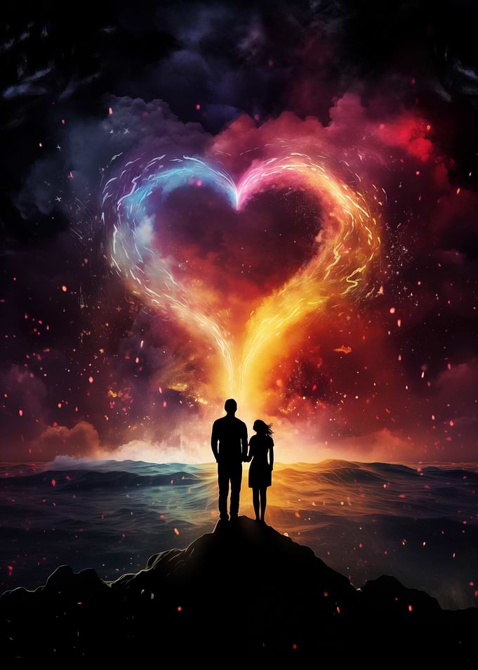 Couple Love Landscape
