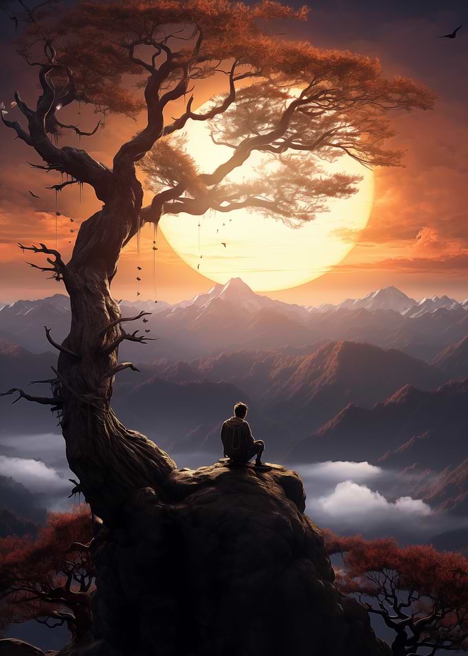 Fantsay Tree Sunset