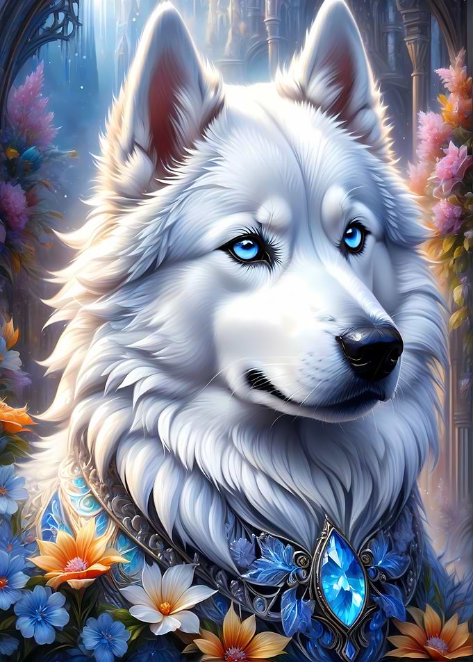 Fantasy Siberian Husky