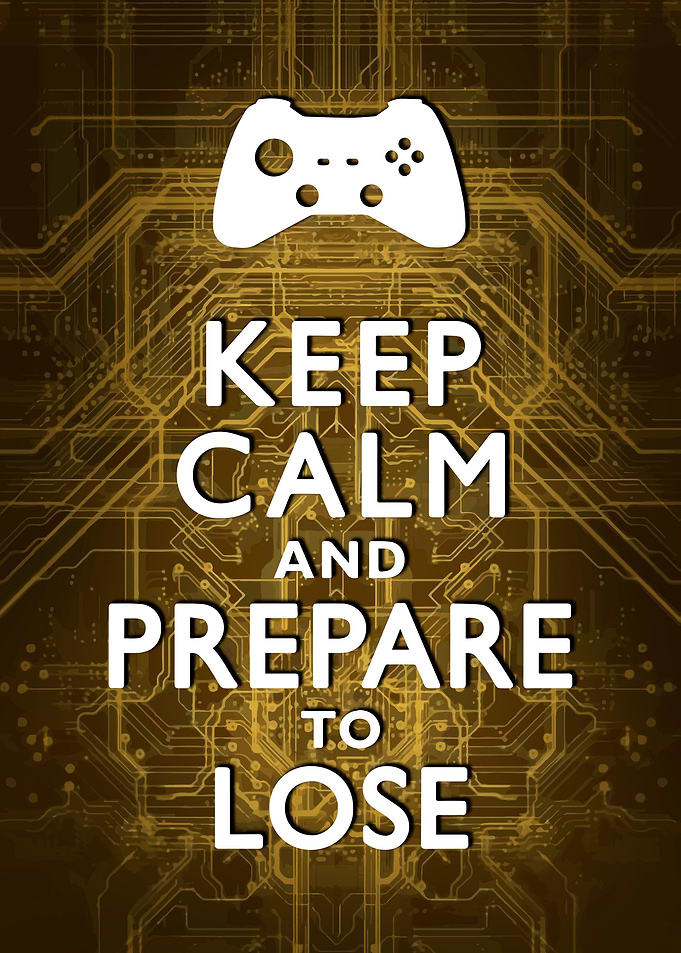 Game Gamer Gaming Poster