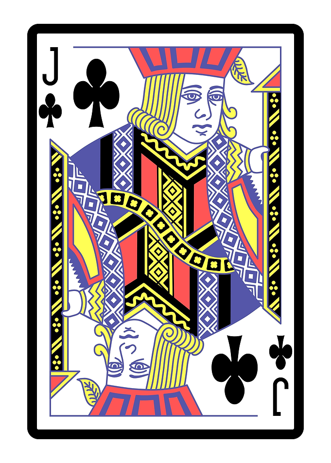 Jack of Clubs Card