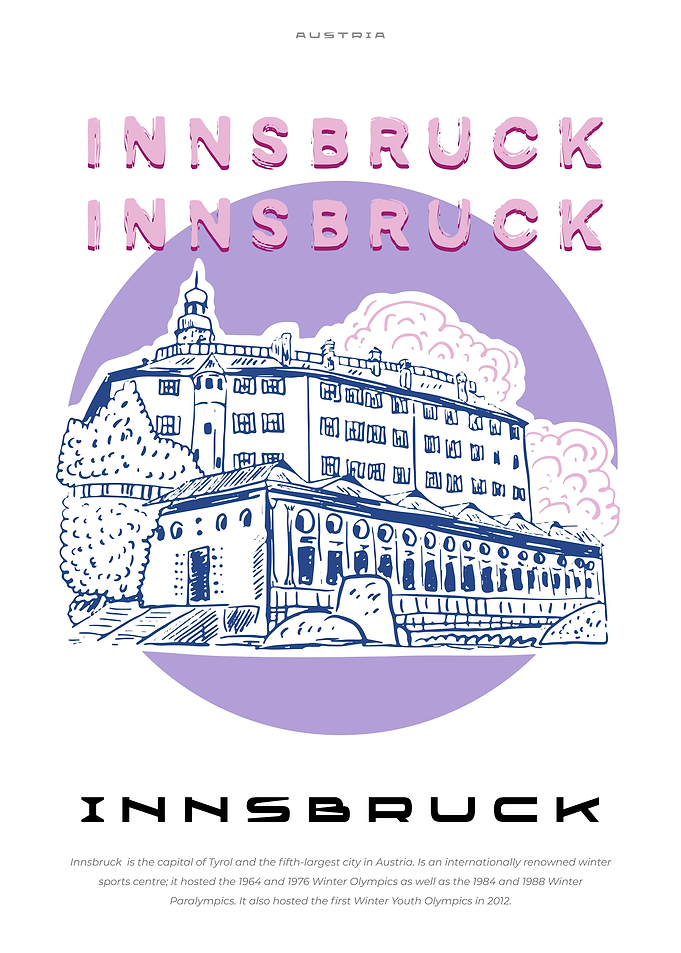 Innsbruck big city poster