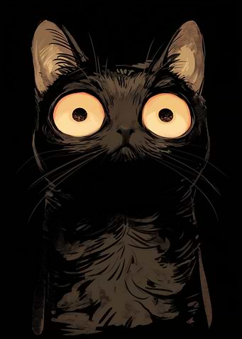 Dark Abnormal Cat