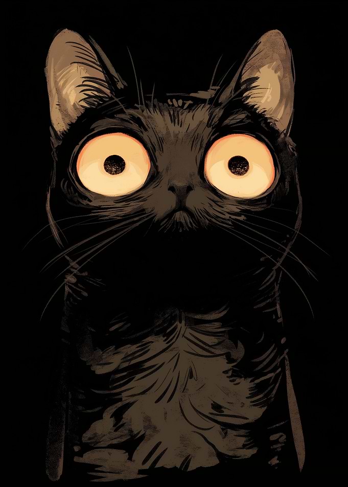 Dark Abnormal Cat