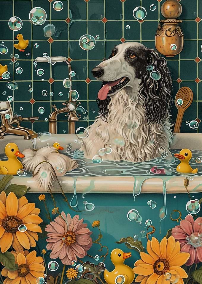 Borzoi dog