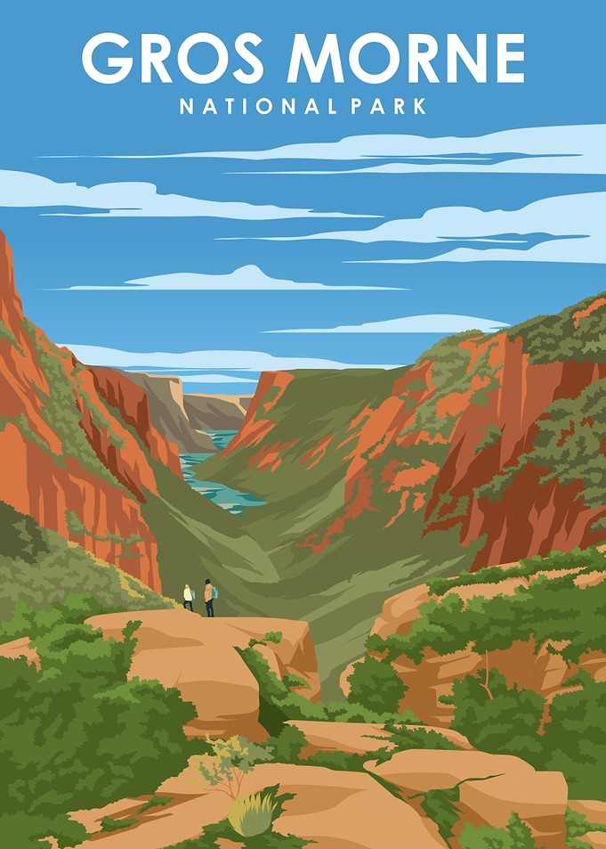 Gros Morne Park Travel Art