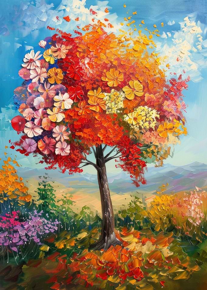 Autumn Oil Painting