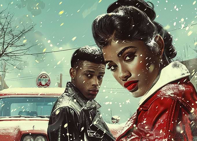 Vintage Vibes Snowfall wi