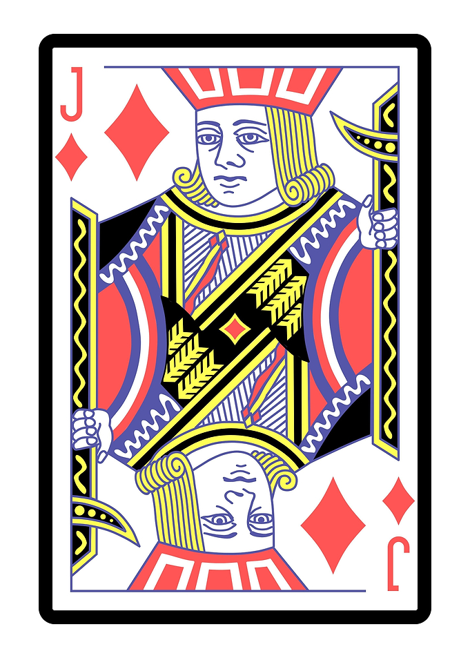 Jack of Diamonds Card