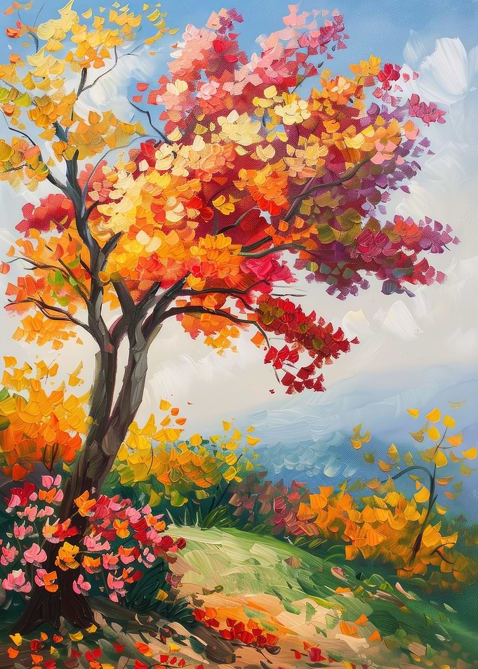 Autumn Oil Painting