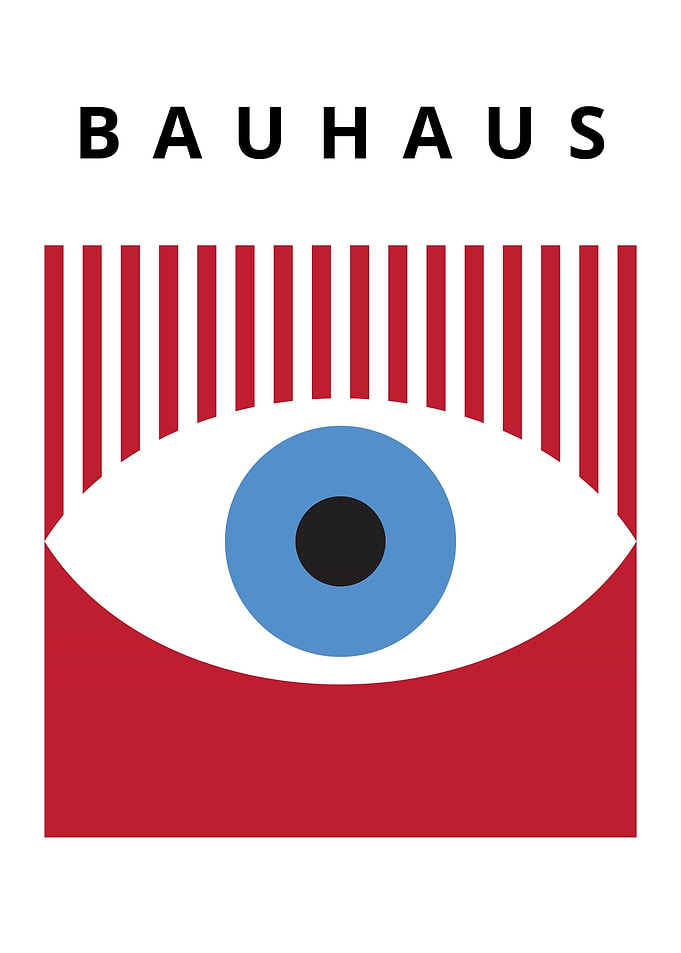 Bauhaus abstract eye