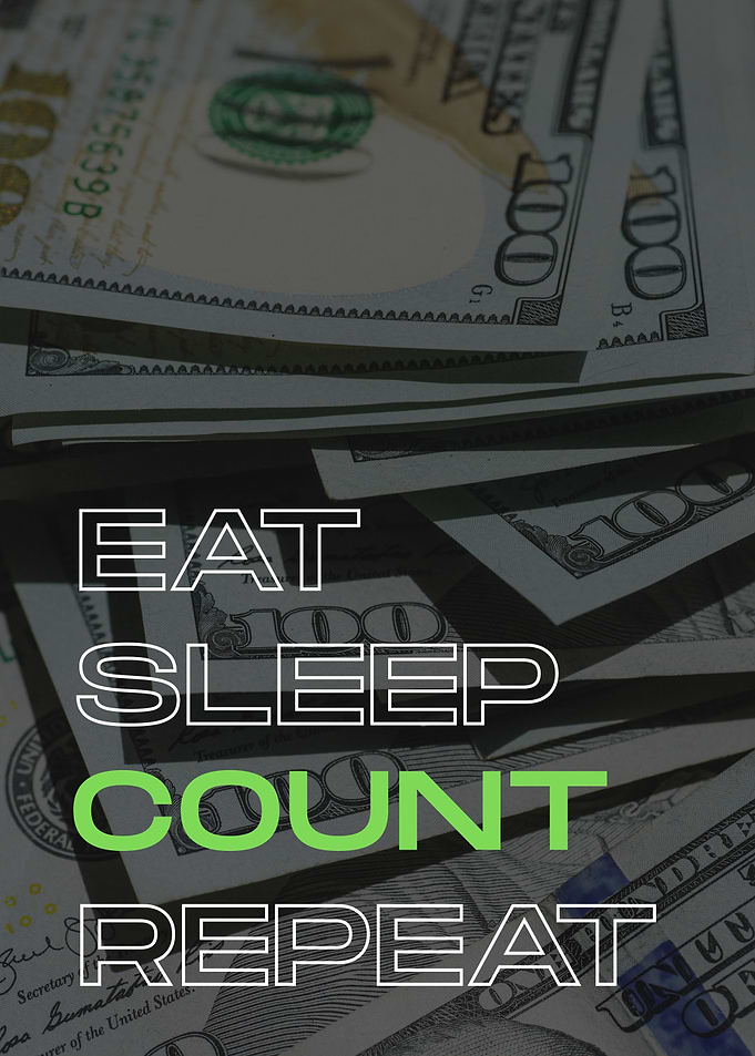Eat sleep count repeat