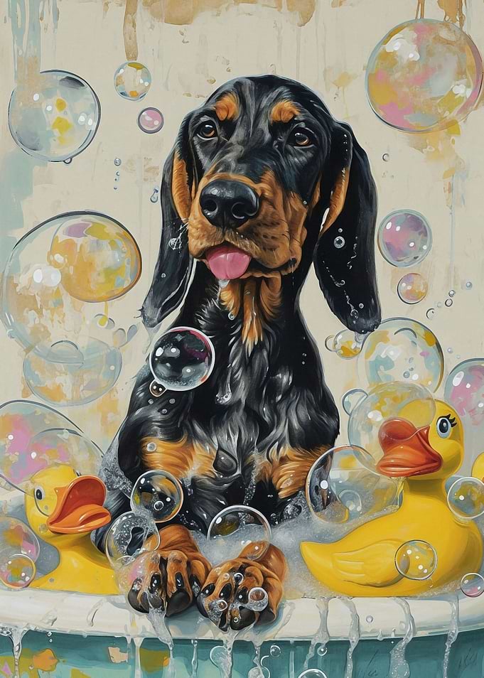 Black And Tan Coonhound do