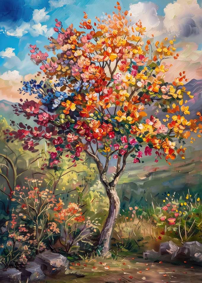 Autumn Oil Painting