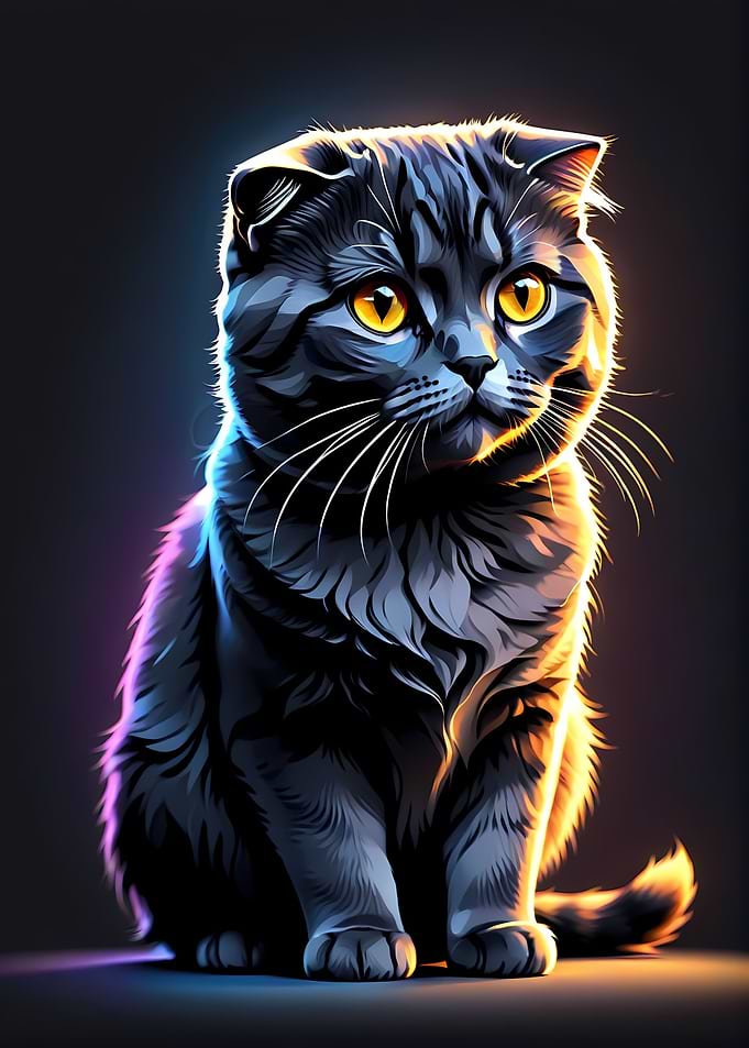 Isometric Scottish Fold