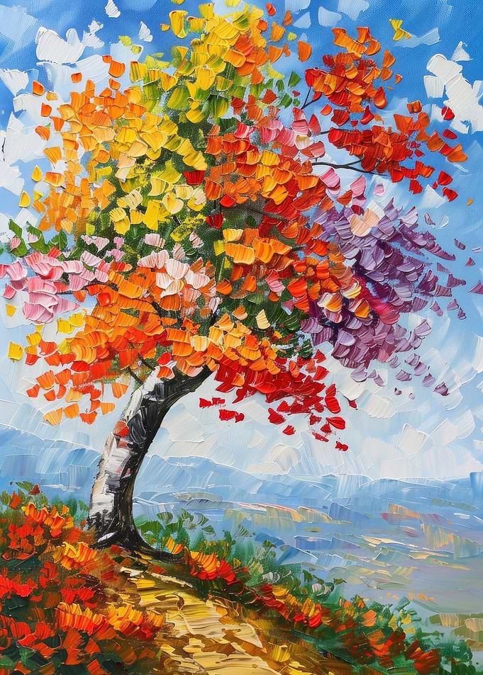 Autumn Oil Painting