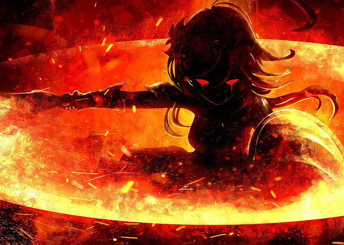 Fiery anger