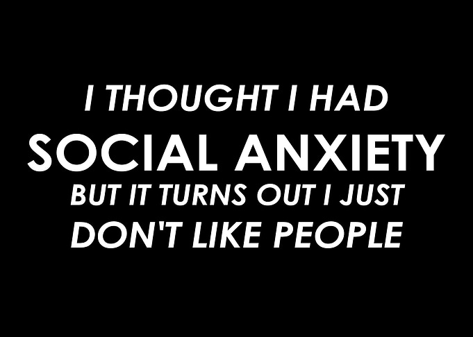 I thought I had social