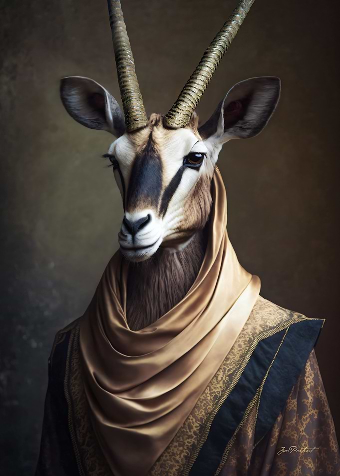 Antelope Oryx Portrait