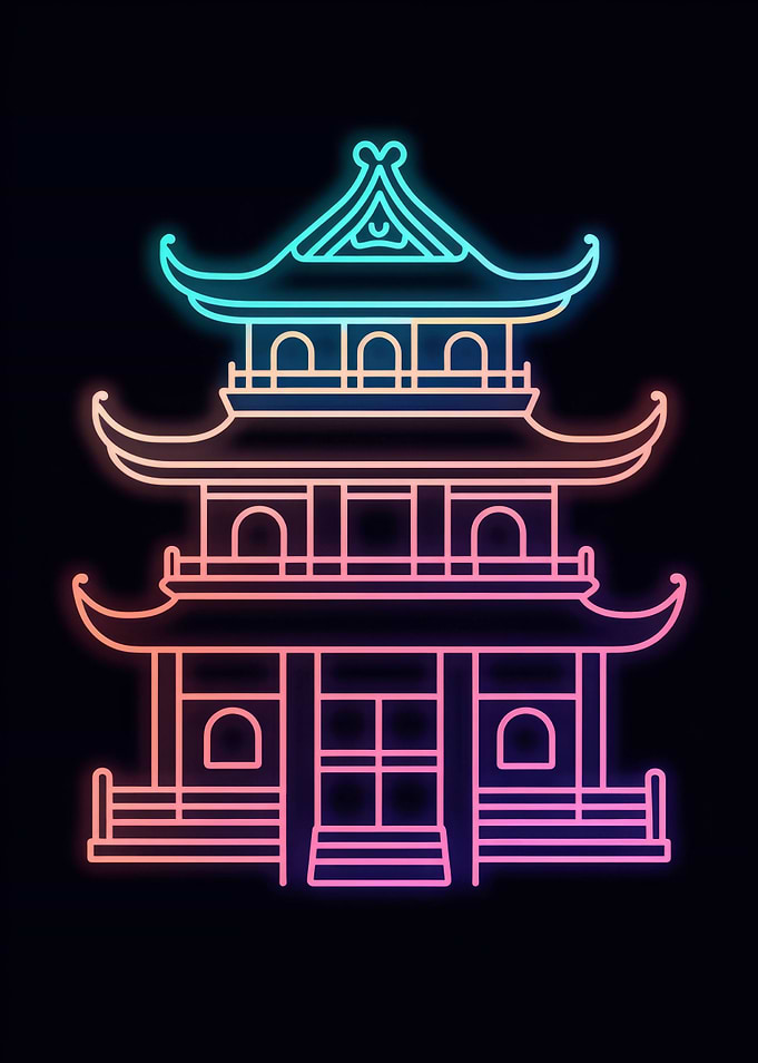 Dojo Light Neon Japan
