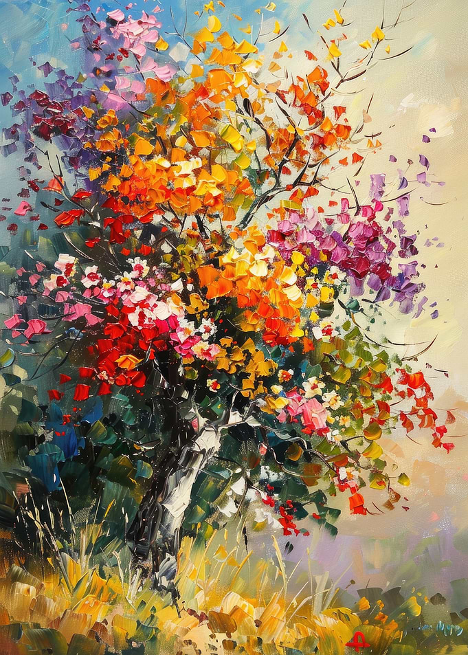 Autumn Oil Painting