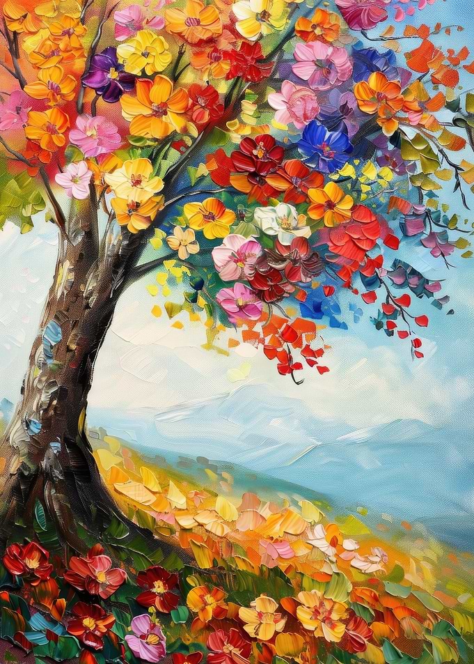 Autumn Oil Painting
