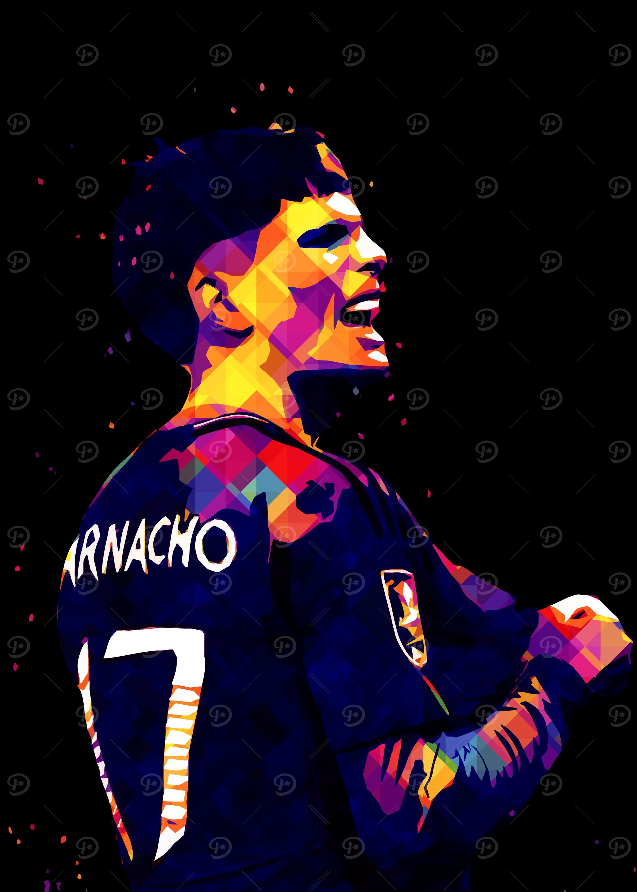 A. Garnacho Pop Art