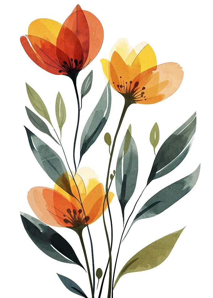 Watercolor Flowers