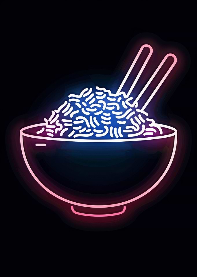 Ramen Light Neon Japan