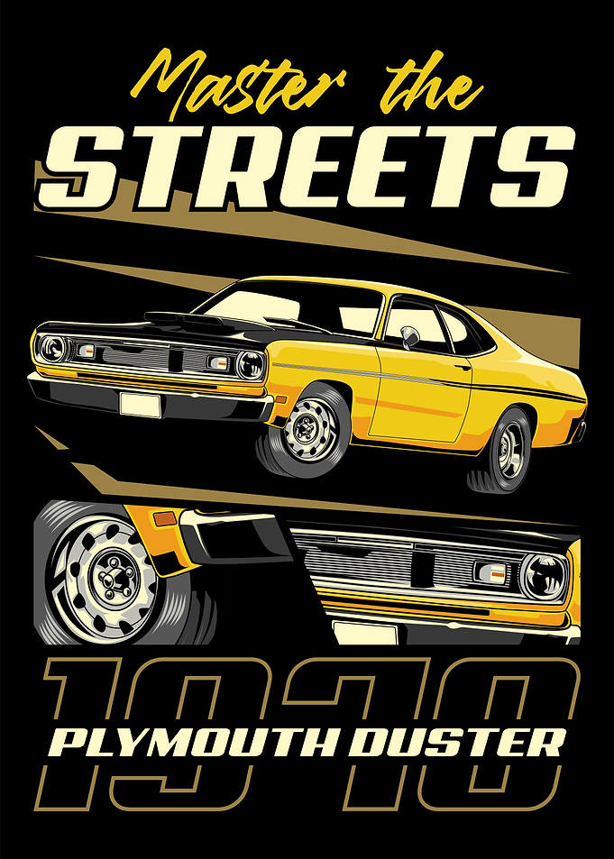 Retro Duster Muscle Car