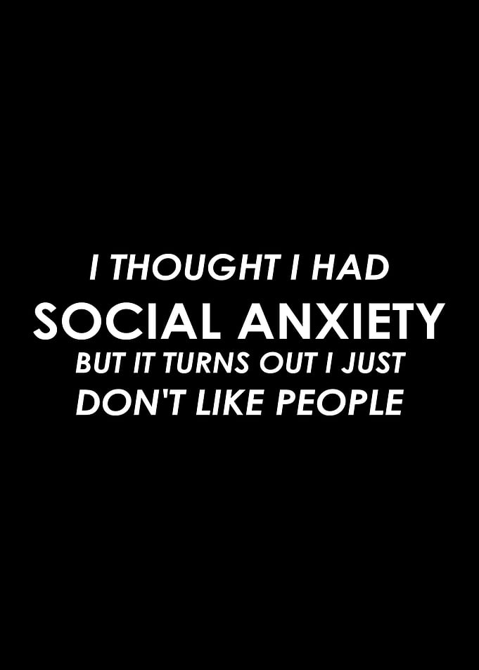 I thought I had social